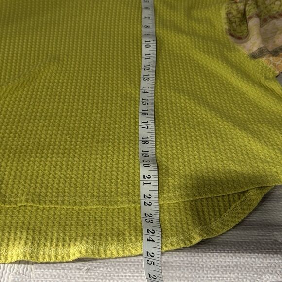 Blu Pepper Yellow Embroidered Blouse Long Sleeve  Size Large - Picture 8 of 8